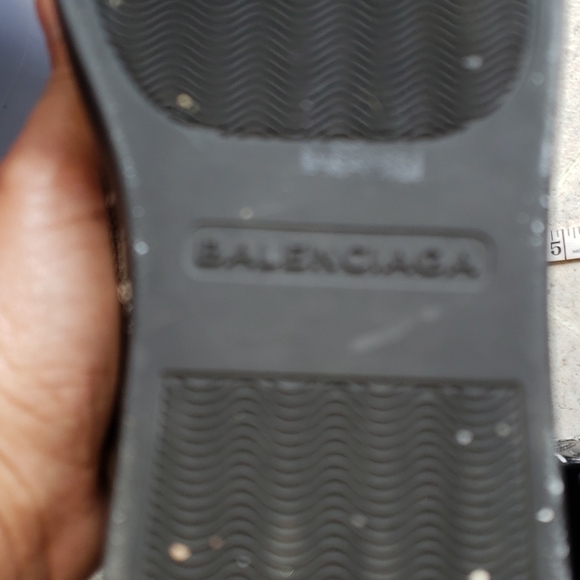 BALENCIAGA SPLAT HIGH TOP LEATHER SNEAKERS - Picture 11 of 16